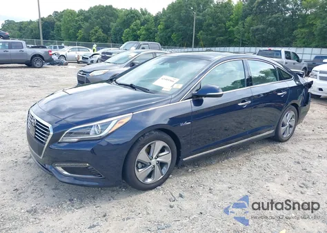 2017 Hyundai Sonata Hybrid Limited из США, поврежденный, VIN KMHE34L34HA069964